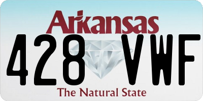 AR license plate 428VWF
