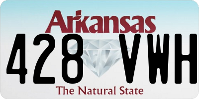 AR license plate 428VWH