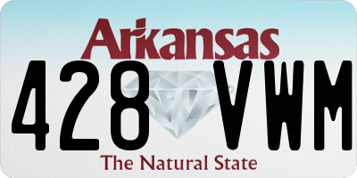 AR license plate 428VWM