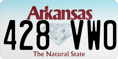 AR license plate 428VWO