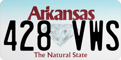 AR license plate 428VWS