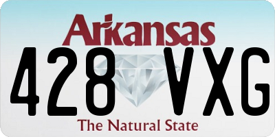 AR license plate 428VXG