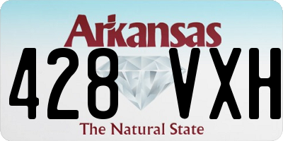 AR license plate 428VXH