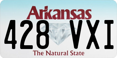 AR license plate 428VXI