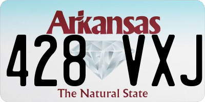 AR license plate 428VXJ