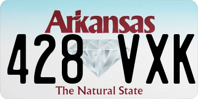AR license plate 428VXK