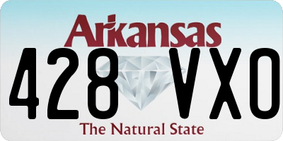 AR license plate 428VXO