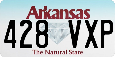 AR license plate 428VXP