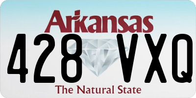 AR license plate 428VXQ