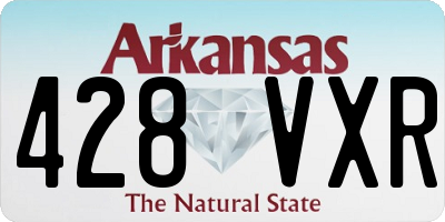 AR license plate 428VXR