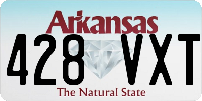 AR license plate 428VXT
