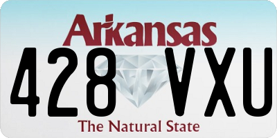 AR license plate 428VXU
