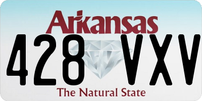 AR license plate 428VXV
