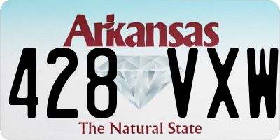AR license plate 428VXW
