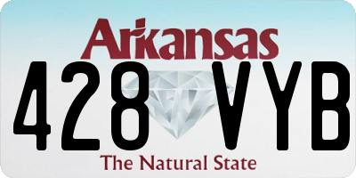 AR license plate 428VYB