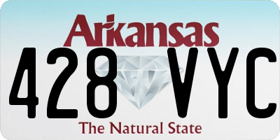 AR license plate 428VYC