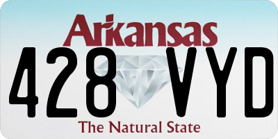 AR license plate 428VYD