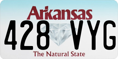 AR license plate 428VYG