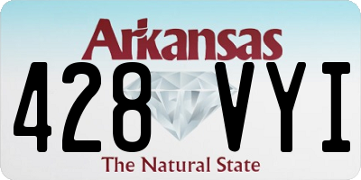 AR license plate 428VYI