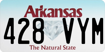 AR license plate 428VYM