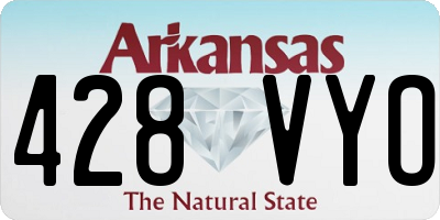 AR license plate 428VYO