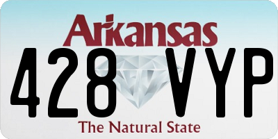 AR license plate 428VYP