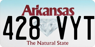 AR license plate 428VYT