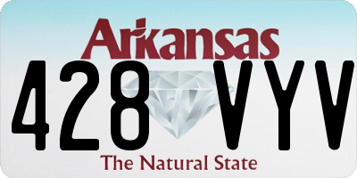AR license plate 428VYV