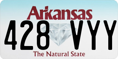AR license plate 428VYY