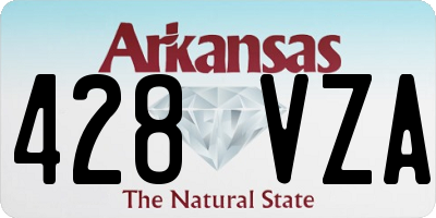 AR license plate 428VZA