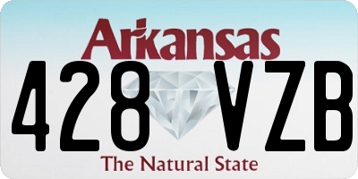 AR license plate 428VZB