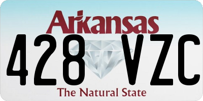 AR license plate 428VZC