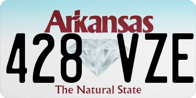 AR license plate 428VZE