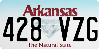 AR license plate 428VZG