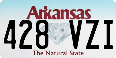 AR license plate 428VZI