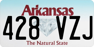 AR license plate 428VZJ
