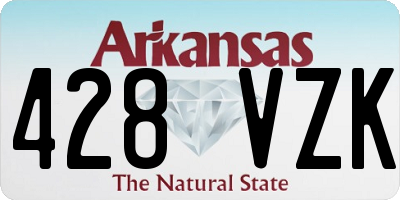 AR license plate 428VZK