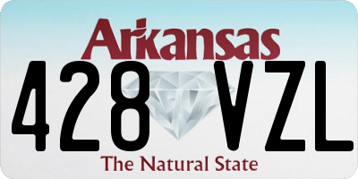 AR license plate 428VZL