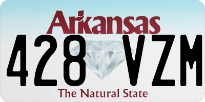 AR license plate 428VZM