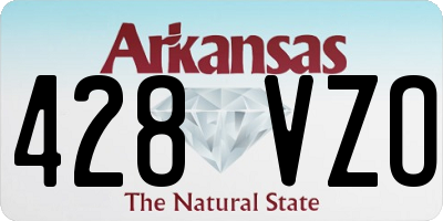 AR license plate 428VZO