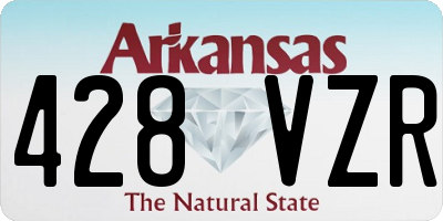 AR license plate 428VZR