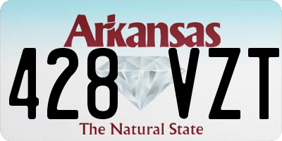 AR license plate 428VZT