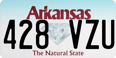 AR license plate 428VZU