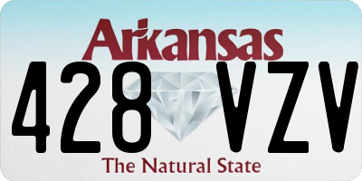 AR license plate 428VZV