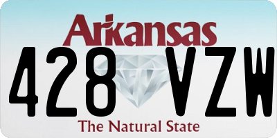 AR license plate 428VZW