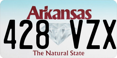 AR license plate 428VZX