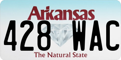 AR license plate 428WAC