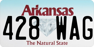 AR license plate 428WAG