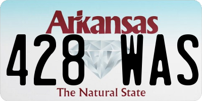 AR license plate 428WAS