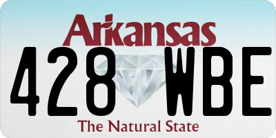 AR license plate 428WBE